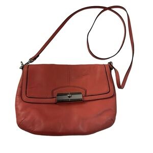 Coach pink salmon color Kristin crossbody